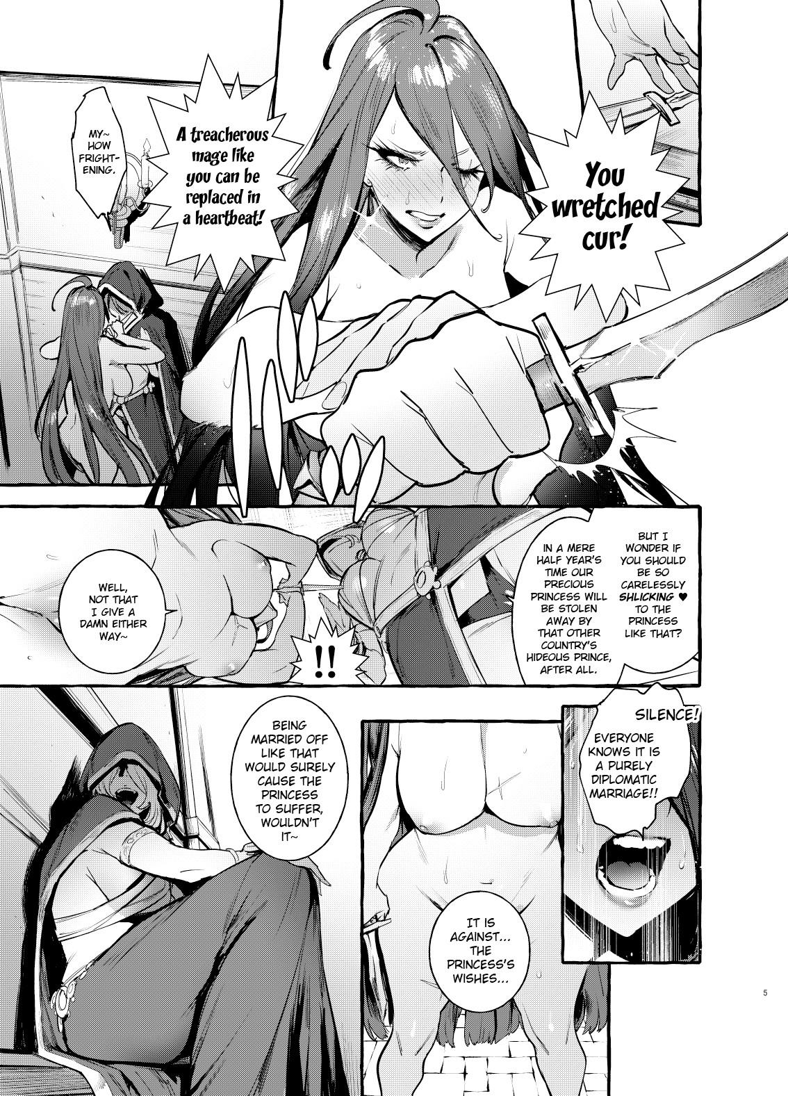 Hentai Manga Comic-The Princess and the Knight of the Dick-Read-6